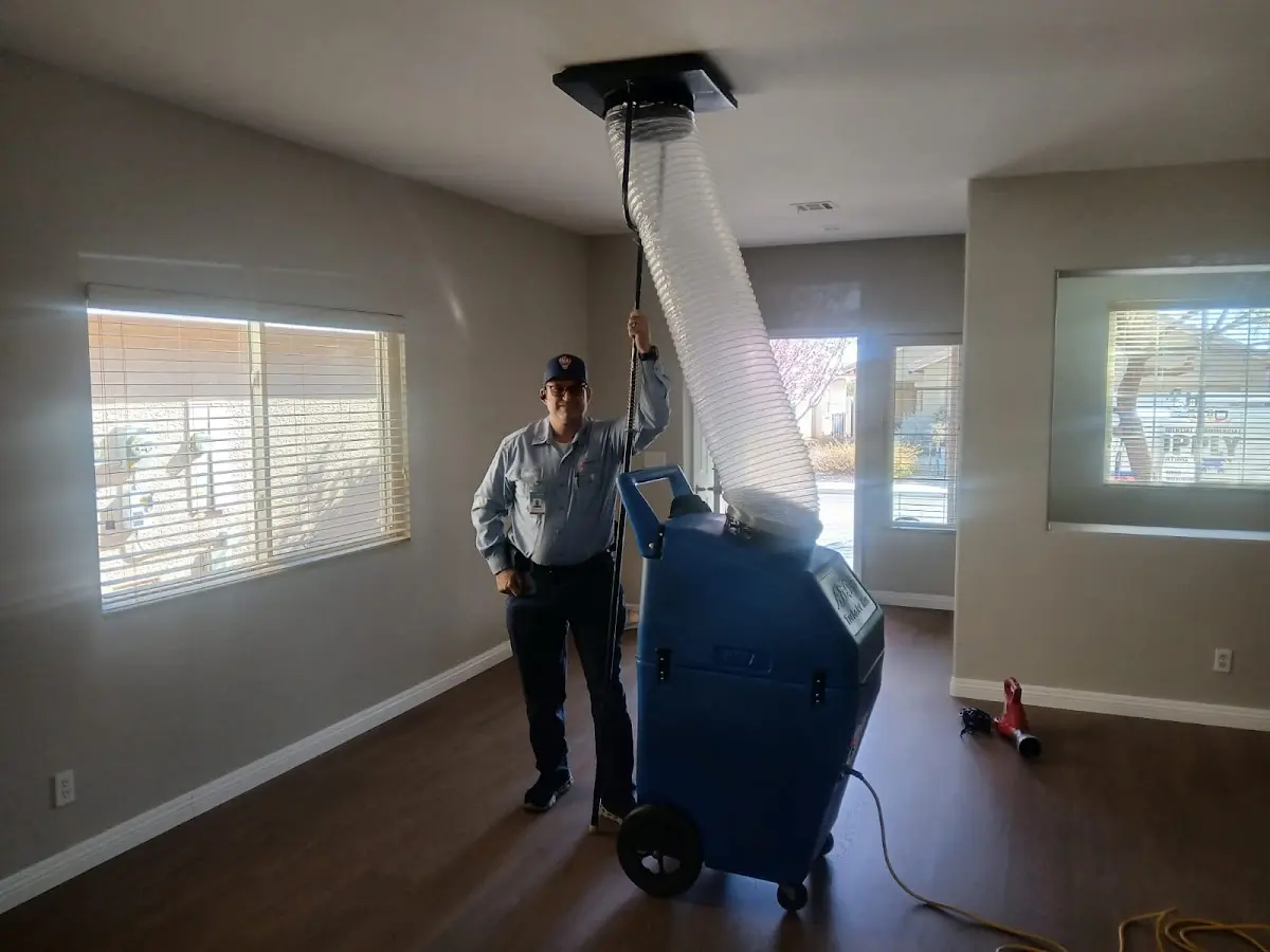 Professional Dryer Vent Cleaning work inside a Lexington home